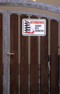 Rettungsweg Stock Photos