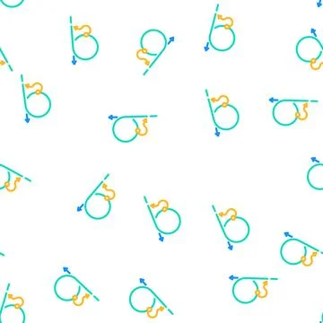 Return back vector seamless pattern Stock Illustration