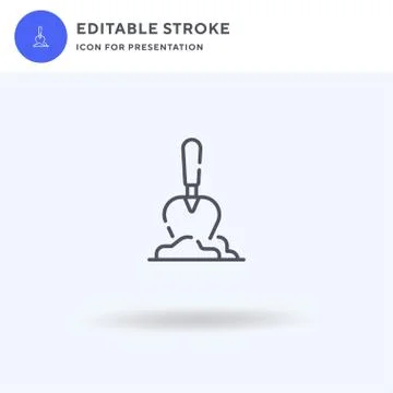 Return Box icon vector, filled flat sign, solid pictogram isolated on white Illustrazione stock