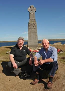 'Return to the Falklands' TV Programme. - 20 Mar 2012 Stock Photos