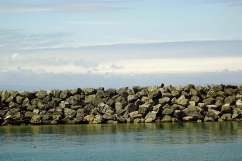 Return by ferry from Rathlin Island Stock Photos