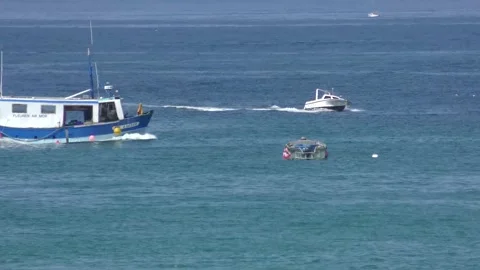 Return from fishing 02 Stock Footage 146721940