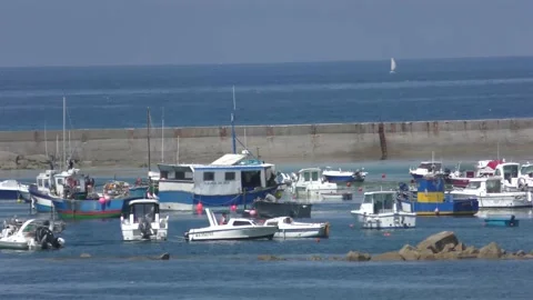 Return from fishing 03 Stock Footage 146722565