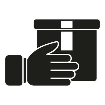 Return of goods icon simple vector. Parcel delivery Illustration