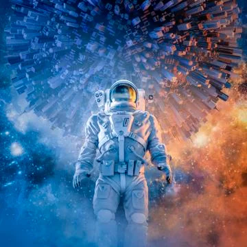 Return to home world Illustrazione stock