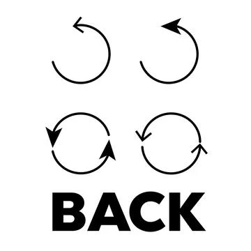 Return Icon. Flip over or turn arrow. Reverse sign Illustrazione stock
