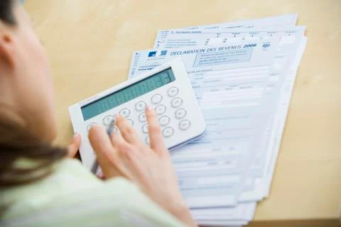 Return of income Stock Photos