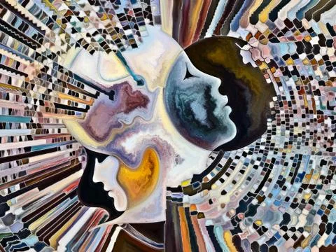 Return of Inner Colors Stock Illustration