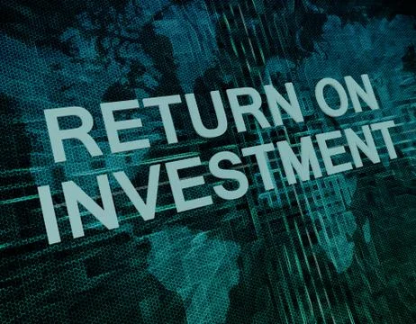 Return on investment Illustrazione stock