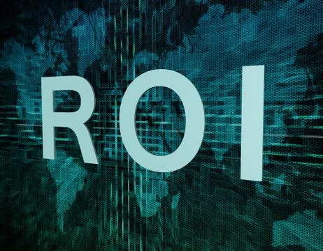 Return on investment Illustrazione stock