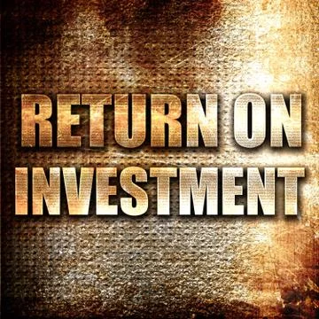 Return on investment Stock Illustration
