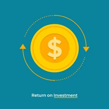 Return on investment Stock Illustration