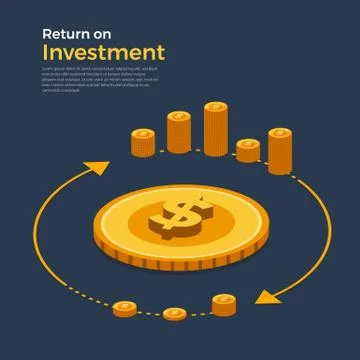Return on investment Stock Illustration