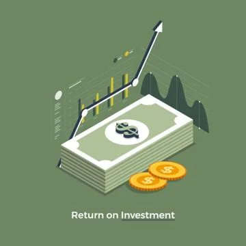 Return on investment Stock Illustration