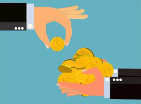 Return On Investment or ROI (Vector) Stock Illustration