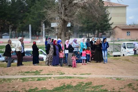 Return into Kobane Stock Photos