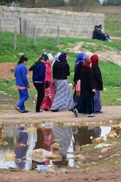 Return into Kobane Stock Photos