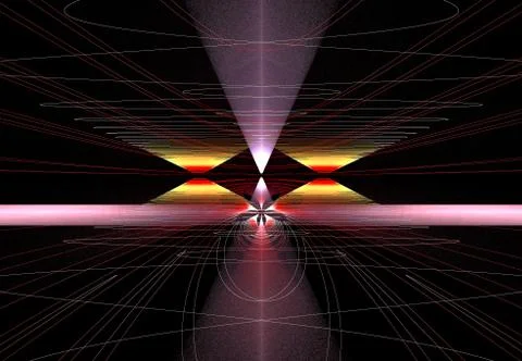 Return to the land of Vectrex Stockillustratie