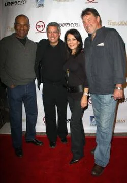 Return of "the librarian" and "leverage" wrap party Stock Photos