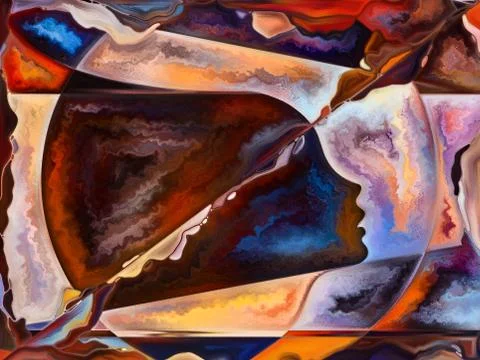 Return of Living Canvas Illustrazione stock