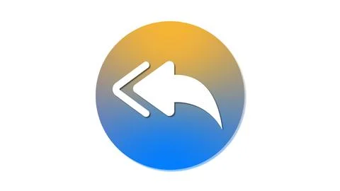 Return or undo action icon イラスト素材