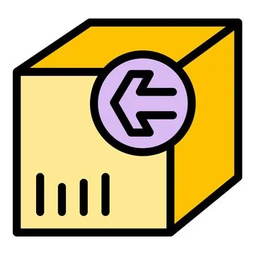 Return order icon vector flat Stock Illustration