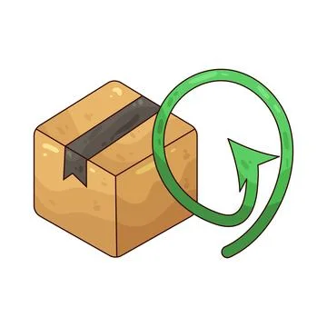 Return Package illustration Stock Illustration