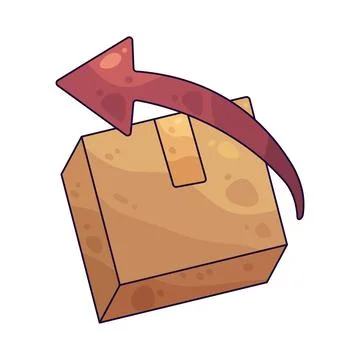 Return Package illustration Stock Illustration