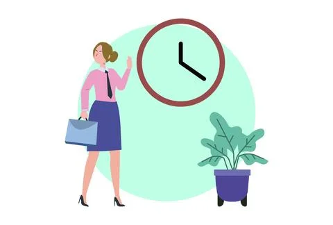 Return to the Past Concept Illustration Stock Illustration