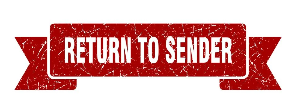 Return to sender Stock Illustration