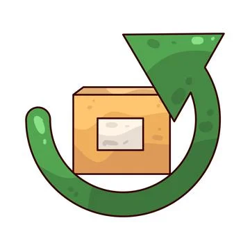 Return Shipping illustration Stock Illustration