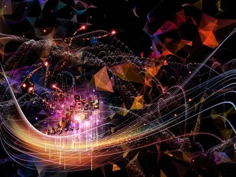 Return of Virtual World Stock Illustration