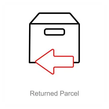 Returned Parcel Stock Illustration