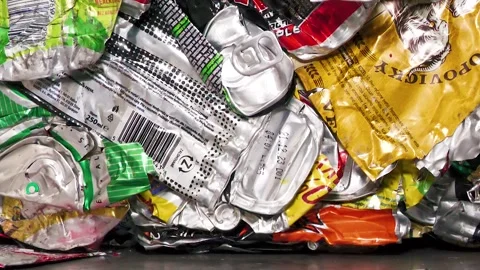 Returned Plastic Bottles Ready for Recycling Stock Footage 343732732