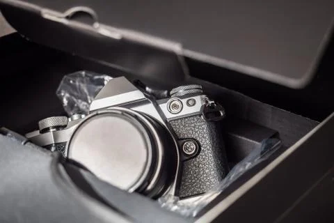 Returning a camera for repair Stock Photos