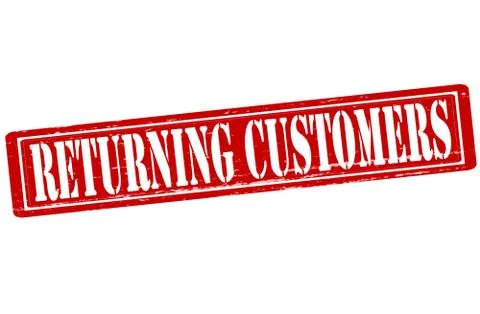Returning customers Stock Illustration