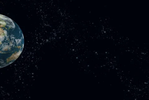 Returning the earth back to its place Stock Footage 451429