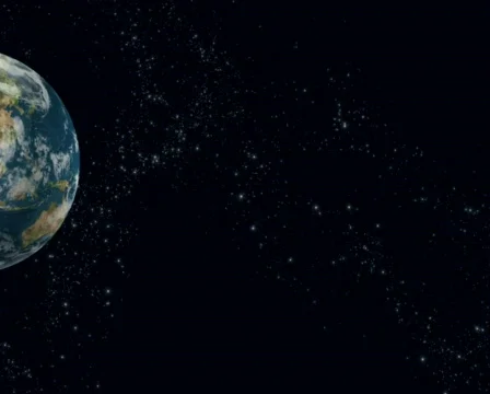 Returning the earth back to its place Stock Footage 451430