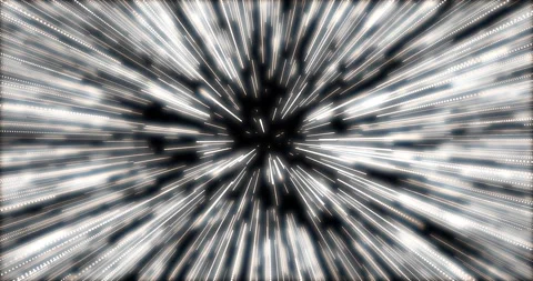 Returning to the native land home. Flight through hyperspace to planet earth Video stock 288180113