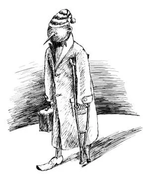 Returning From The War Stock Illustration