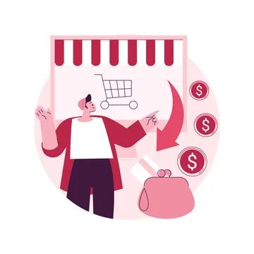 Returns and refunds abstract concept vector illustration. Stock Illustration