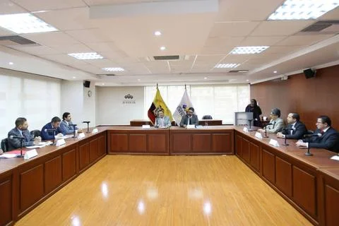  REUNION ELIMINACION DE LA TABLA DE CONSUMO DE DROGAS Quito 30 de noviembr... Stock Photos