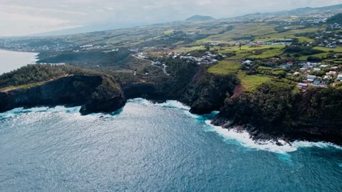 Reunion Island Video stock 205720906