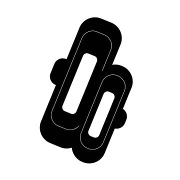 Reusable gaskets icon. White background. Flat style Stock Illustration