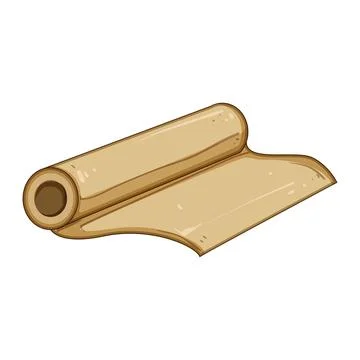 Reusable parchment paper cartoon vector illustration Иллюстрация