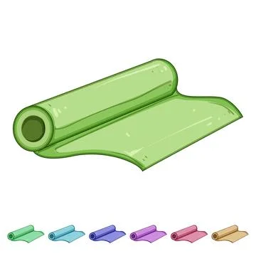 Reusable parchment paper cartoon vector graphic Иллюстрация