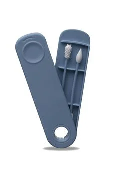 Reusable Q tips refill - cotton swabs for ears wax removal and pointed Q tips Stock Photos
