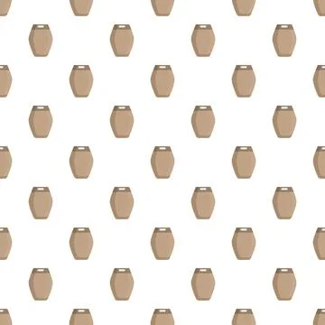 Reusable shopping bag vector seamless pattern Stock Illustration