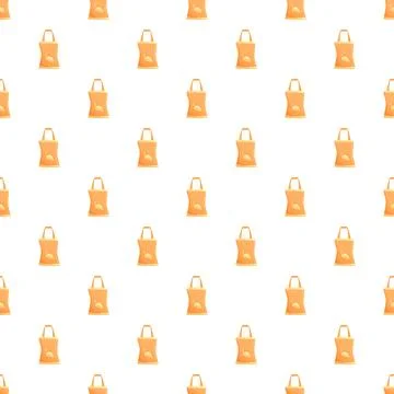 Reusable shopping bags pattern symbolizing eco friendly lifestyle Illustrazione stock