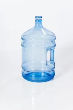 Reusable standard five-halons plastic water bottle for cooler Stock Photos
